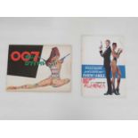 JAMES BOND – A pair of Japanese film brochures for CASINO ROYALE (1967) and VIEW TO A KILL (1985) (