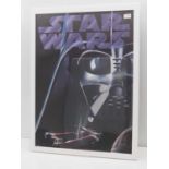 STAR WARS - A GB Posters commercial Star Wars poster featuring Darth Vader's helmet and finished