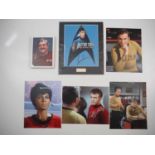A group of STAR TREK related 10" x 8" autographed photographs to include Leonard Nimoy, William
