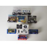 A group of diecast model Taxis by CORGI - to include 6 x Beatles examples - VG/E in G/VG boxes (9)