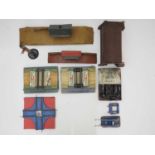 A group of O gauge track, buildings and accessories by HORNBY and others - F/G in G boxes where