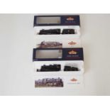 A pair of BACHMANN OO gauge steam locomotives comprising a 32-950 class 4MT in BR black and a 32-502