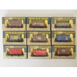 A mixed group of WRENN OO gauge wagons of various types/liveries - VG in G boxes (9)