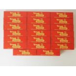 A large quantity of boxed TRI-ANG OO gauge R456 Super 4 straight sidewalls - contents unchecked -