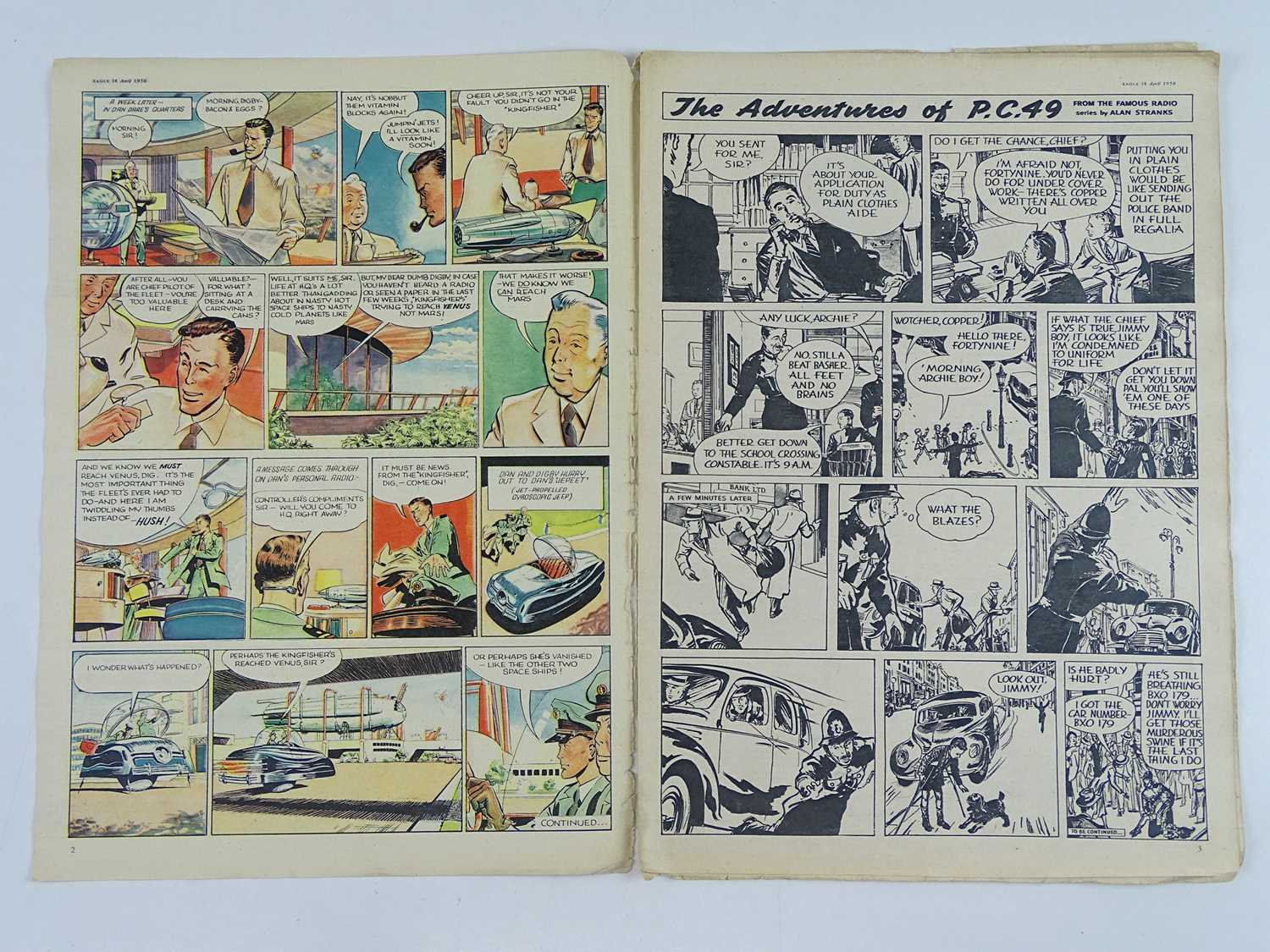 EAGLE COMIC LOT (53 in Lot) - (1950 - Hulton Press / IPC Magazines) Includes complete Fifty-Two (52) - Image 4 of 8