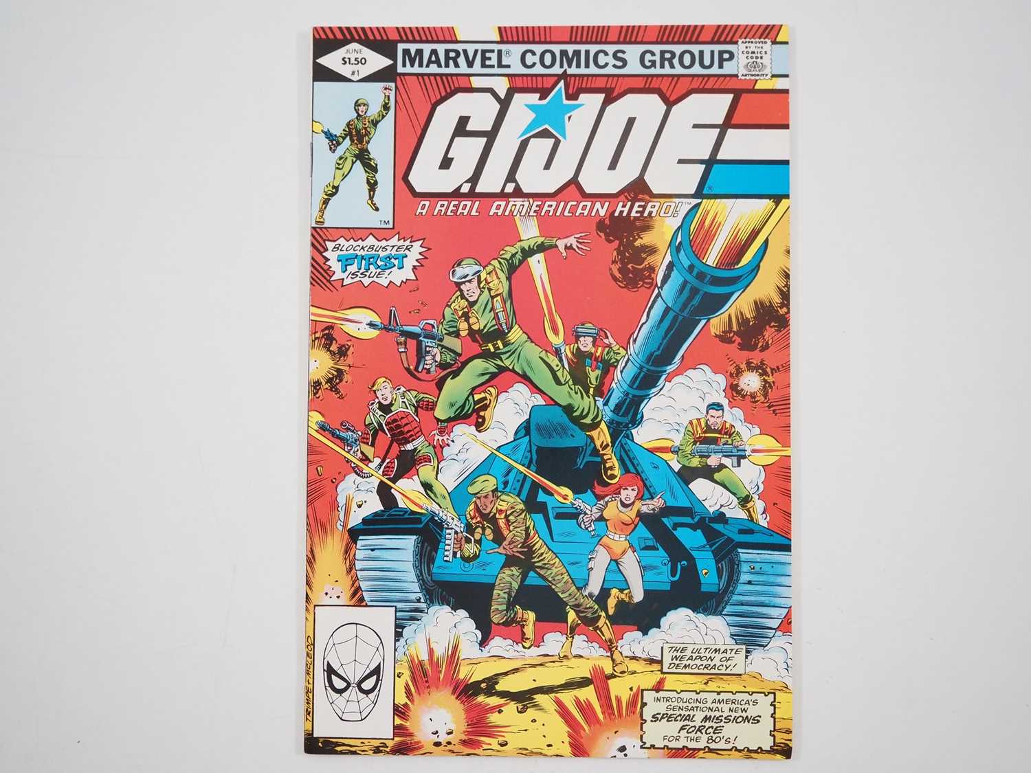 G.I. JOE: A REAL AMERICAN HERO #1 (1982 - MARVEL) - First team appearances of G.I. Joe and Cobra +