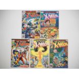 UNCANNY X-MEN #119, 123, 124, 125, 128 (5 in Lot) - (1979 - MARVEL - UK Price Variant) - Includes