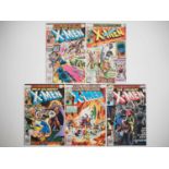 UNCANNY X-MEN #110, 111, 112, 113, 114 - (5 in Lot) - (1978 - MARVEL - UK Price Variant) - First use