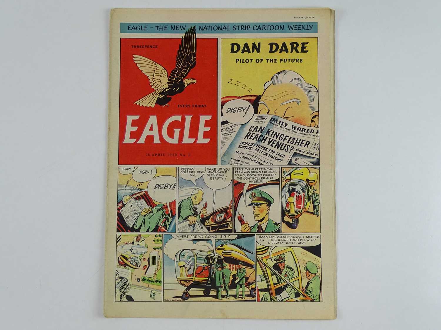 EAGLE COMIC LOT (53 in Lot) - (1950 - Hulton Press / IPC Magazines) Includes complete Fifty-Two (52) - Image 7 of 8