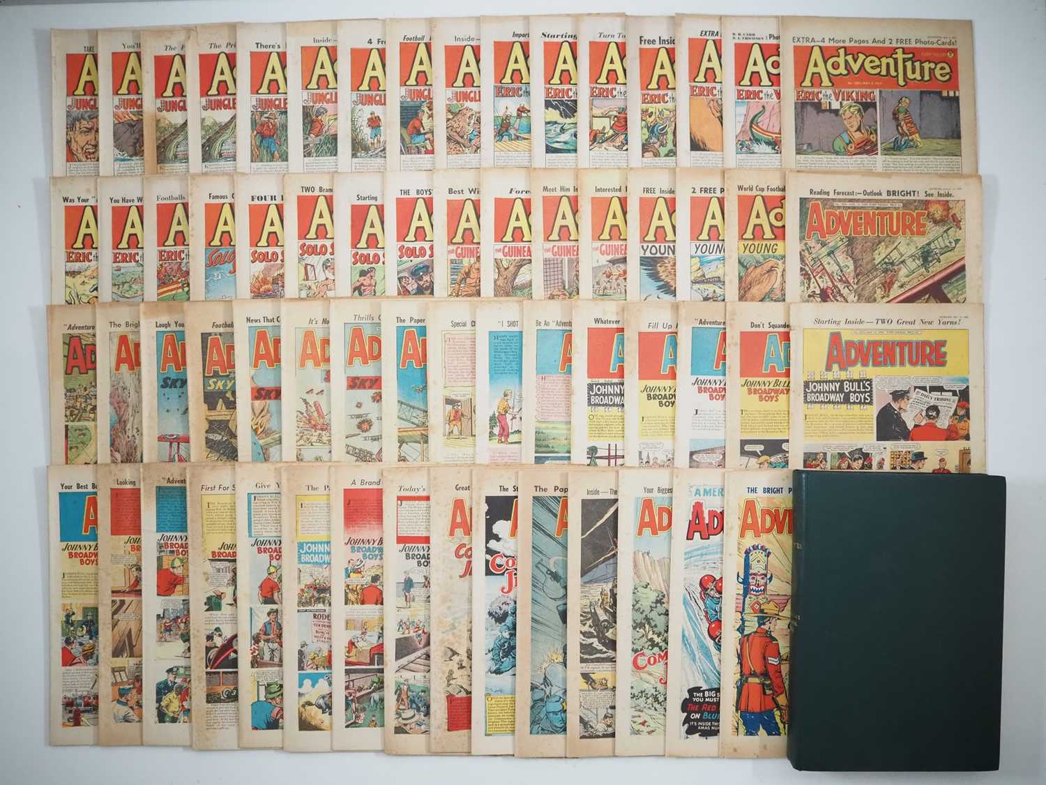 ADVENTURE #1616 to 1876 (63 in Lot) - (JAN. 7 1956 to DEC. 31 1960 - DC THOMSON) Comprising 1956 x 1