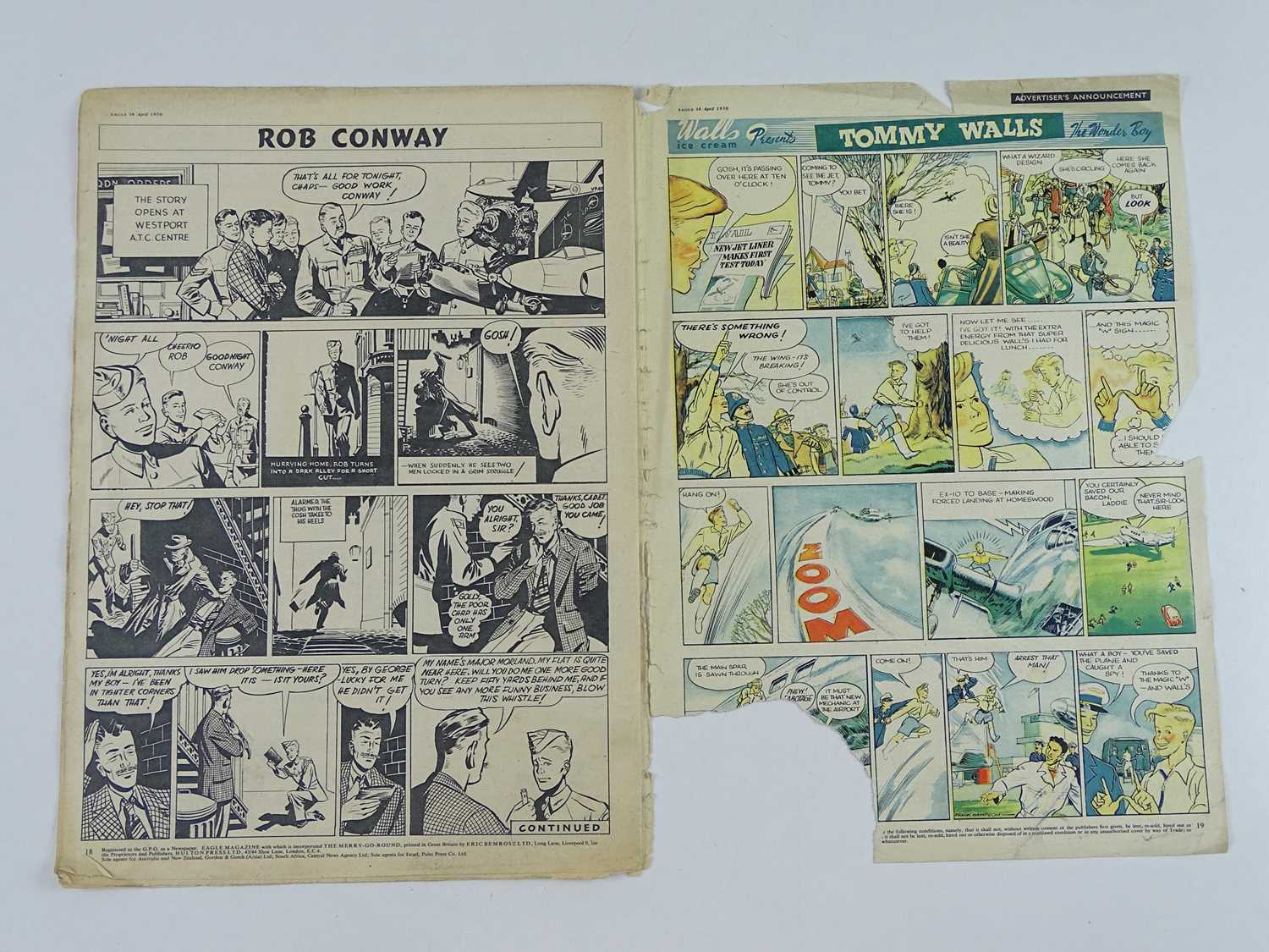 EAGLE COMIC LOT (53 in Lot) - (1950 - Hulton Press / IPC Magazines) Includes complete Fifty-Two (52) - Image 5 of 8