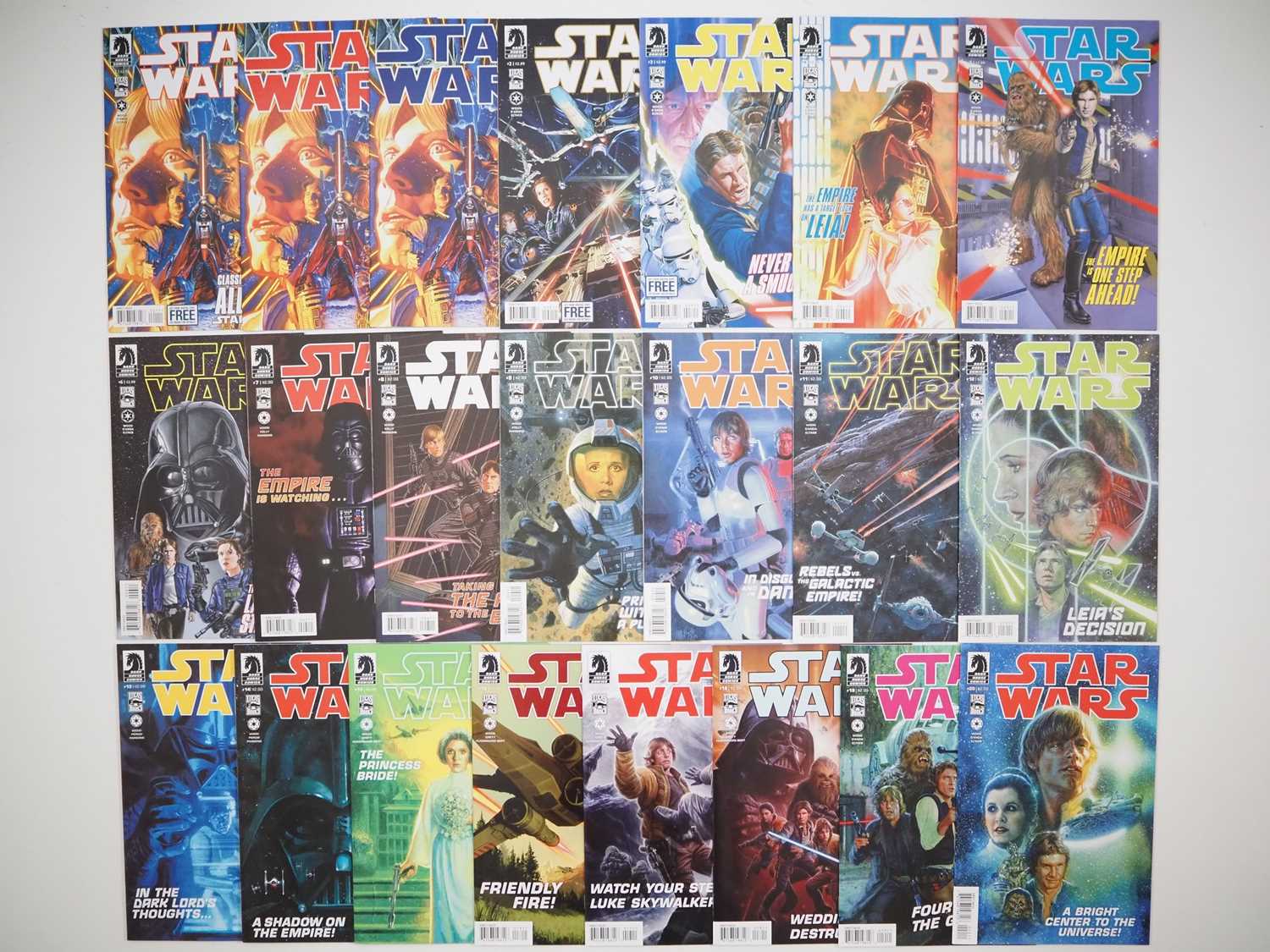 STAR WARS #1(x3 - 1st + Variant 3rd & 4th Printings), 2, 3, 4, 5, 6, 7, 8, 9, 10, 11, 12, 13, 14,