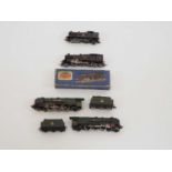 A group of boxed and unboxed HORNBY DUBLO OO gauge steam locomotives, comprising a EDL 18 Class