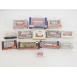 A group of diecast buses and a tram in various scales by CORGI and EFE - VG in G/VG boxes (13)