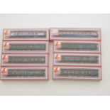 A group of LIMA OO gauge Mk1/2/3 passenger coaches in various BR liveries - G/VG in G boxes (8)