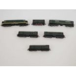 A group of HORNBY DUBLO OO gauge diesel locomotives, comprising 2234 Deltic in BR two tone green