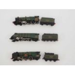 A group of HORNBY DUBLO OO gauge steam locomotives, comprising a 2235 West Country Class '