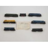 A group of TRI-ANG (TRIANG) and HORBY DUBLO OO gauge diesel locomotives - F/G (some examples