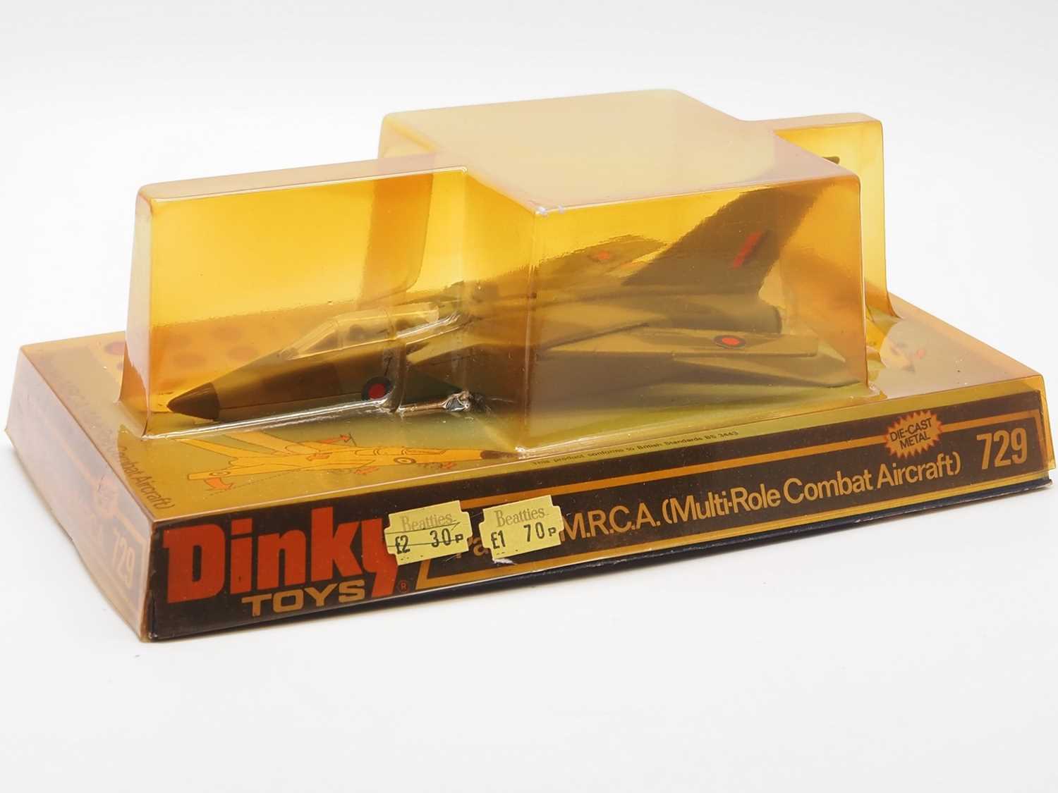 A pair of DINKY Toys fighter aircraft both in RAF liveries, comprising of a No 729 Panavia MRCA - Image 3 of 13