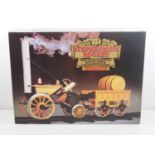 A HORNBY 3.5" scale live steam Stephenson's Rocket train pack - appears complete - VG in G/VG box