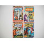 NIGHT NURSE #1, 2, 3, 4 (4 in Lot) - (1972/1973 - MARVEL) - Rare opportunity to pick up the full