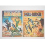 HELL-RIDER #1 & 2 (2 in Lot) - (1971 - SKYWALD) - GHOST RIDER PROTOTYPE - Includes the first