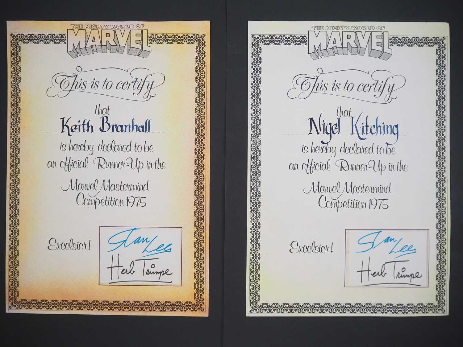 MARVEL MASTERMIND LOT (3 in Lot) - An annual Marvel Mastermind competition was run in the pages of - Image 2 of 11