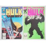 INCREDIBLE HULK #340 & 377 (2 in Lot) - (1988/1991 - MARVEL) - Classic Hulk Covers - Todd