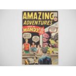 AMAZING ADVENTURES #2 (1961) Written by Larry Lieber & Stan Lee with pencils by Jack Kirby - Title