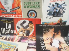 A large selection of romance film posters comprising: SPLASH (1984) (2 x UK Quads and 3 x double