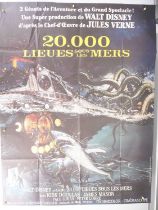 20,000 LEAGUES UNDER THE SEA (1955) UK Front Of House cards set of 8 together with a French Grande