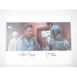 STAR WARS: THE EMPIRE STRIKES BACK - signed photographic print - Billy Dee Williams and Jeremy
