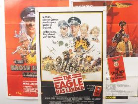 THE EAGLE HAS LANDED (1977) US one sheet, one sheet advance and UK one sheet - folded (3)