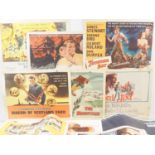 A small group of US half sheet movie posters for: THUNDER BAY (1953) Style A, THE MOUNTAIN (1956)