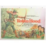THE STORY OF ROBIN HOOD (1970s release) linen backed
