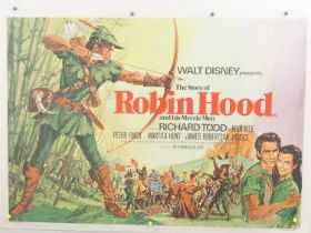 THE STORY OF ROBIN HOOD (1970s release) linen backed