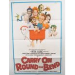 CARRY ON ROUND THE BEND (1971) - UK / International One Sheet Movie Poster - folded