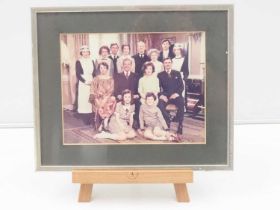 UPSTAIRS DOWNSTAIRS - A framed and glazed 'cast' photograph Provenance: Simon Williams personally