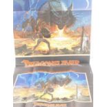 DRAGON SLAYER (1981) A pair of UK film posters comprising the UK Quad together with the 60" x 40"