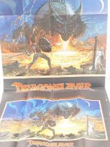 DRAGON SLAYER (1981) A pair of UK film posters comprising the UK Quad together with the 60" x 40"