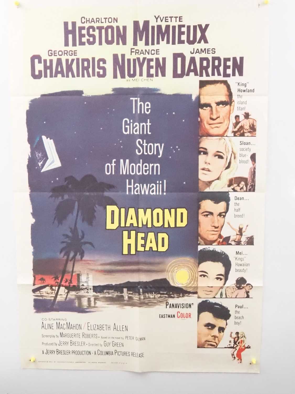 A group of folded movie posters comprising: THE PRIVATE WAR OF MAJOR BENSON (1965), THE DIAMOND HEAD - Bild 14 aus 19
