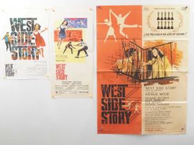 WEST SIDE STORY (1961) A group of three European format film posters comprising a Belgian affiche,