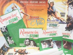 ROMANCING THE STONE (1984) A selection of film posters for the Michael Douglas adventure