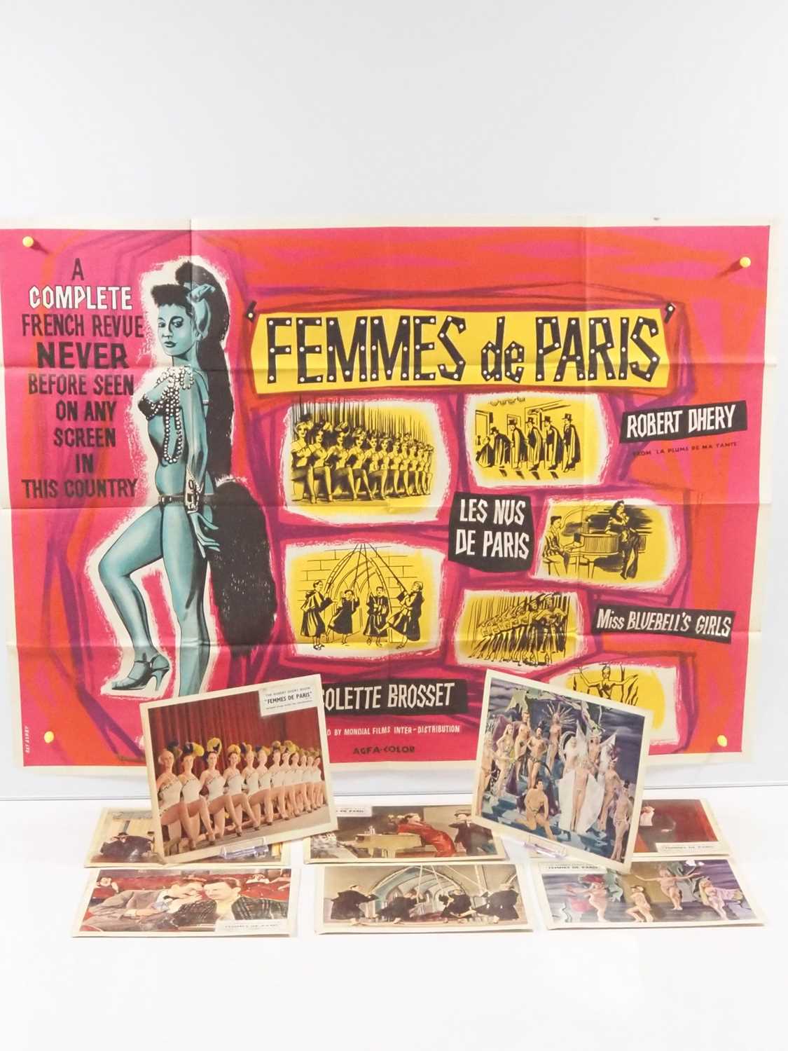 FEMMES DE PARIS (1953) (Women of Paris) - UK Quad and lobby cards (2)