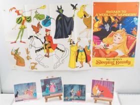 WALT DISNEY: SLEEPING BEAUTY (1970s) UK country of origin film memorabilia comprising double crown