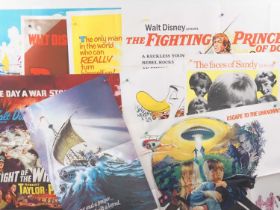 WALT DISNEY: A group of film memorabilia for classic Disney films comprising THE COMPUTER WORE