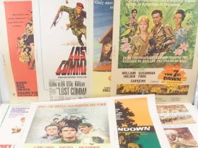 A group of US 30x40 rolled movie posters comprising: KHARTOUM style B (1966), LOST COMMAND (1966)