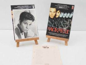 BACKBEAT (1994) - A group of memorabilia items comprising unit list and ticket application, gala