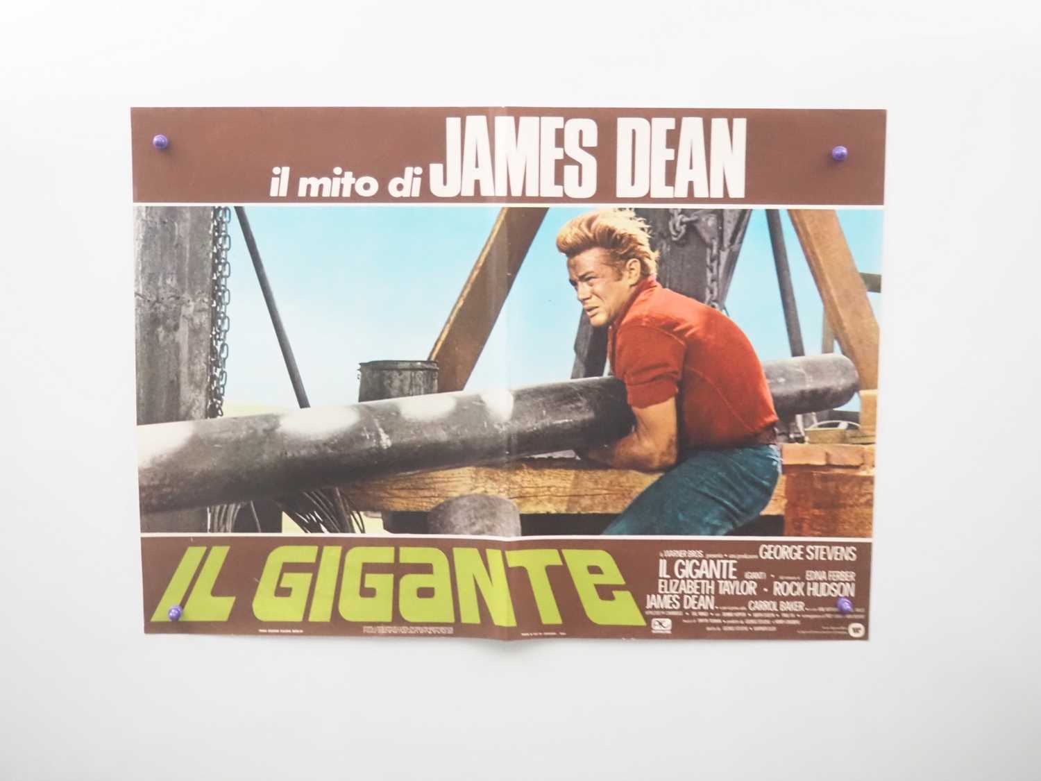 GIANT (1956) (IL GIGANTE) - Italian Photobusta - set of 6 1970s/80s re-release - folded - Bild 5 aus 7