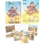 THE WILD GEESE (1978) - A group of film memorabilia comprising Japanese and Danish posters and a set